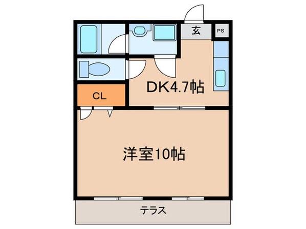 ポポラ－ト泉の物件間取画像